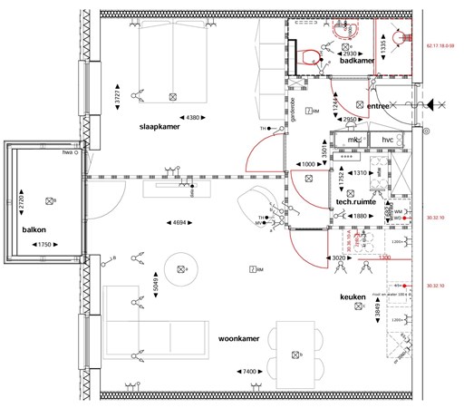 Plattegrond - Helderseweg 15D4, 1815 AB Alkmaar - 15D4 Layout.JPG